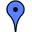 Image of a blue map marker